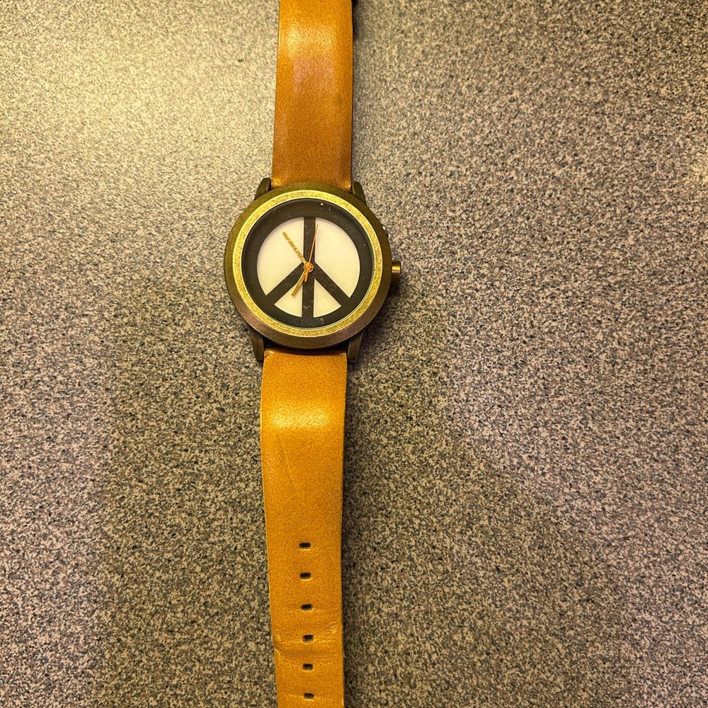Lucky Brand in Brown Leather Strap Watch